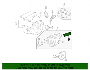 Right steering column switch for Infiniti FX35 FX45 03-08