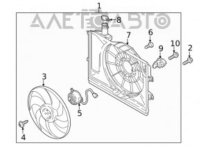 Coolant Expansion Tank Cap Hyundai Kona 18-23