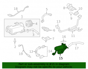 EGR Cooler Lexus ES300h 14-18