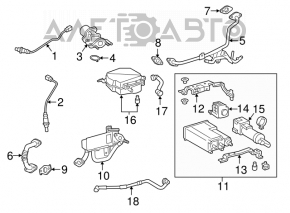 EGR Cooler Lexus ES300h 14-18