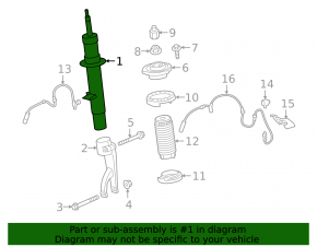 Front right shock absorber BMW X5 G05 19-26 electric
