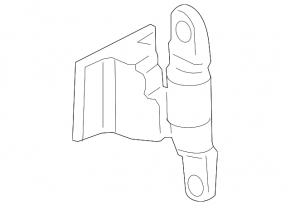Door hinge upper rear left BMW 5 F10 11-16