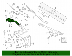 Audi A6 C7 12-18 Windscreen Washer Reservoir Neck Without Cap