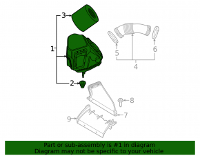 Air filter housing Audi A6 C8 19- 2.0T