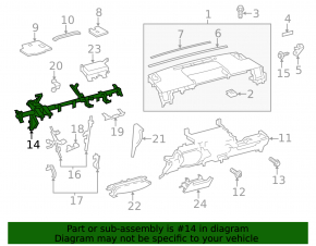 Under-torpedo pipe reinforcement Toyota Prius V 12-17