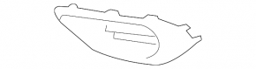 Left fog light cover for Subaru Forester 14-16 SJ pre-rest