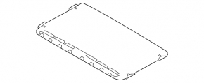 Subaru b9 Tribeca sunroof shade, gray