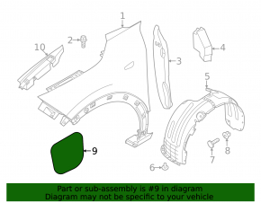 Kia Niro 23-26 Charging Port Door