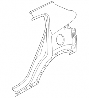 Rear left quarter wing for Kia Sportage 20-22