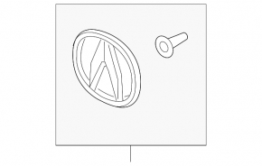 Acura ILX 13-18 Trunk Lid Emblem