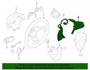 Subaru XV Crosstrek 18-23 Steering Wheel Controls