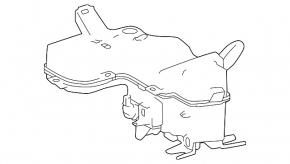 Lexus RX 23-26 Japan-built windshield washer reservoir