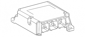 Lexus RX 23-26 SRS airbag computer module