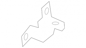 Front left rear fender bracket Porsche Cayenne 958 11-18
