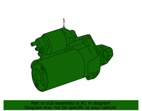 Starter Mercedes GLS-class X166 15-19 3.0