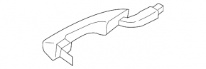 Door handle outer rear left Ford Edge 15- keyless