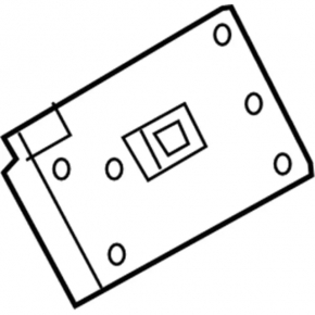 Radio Screen Navigation SYNC 3 module for Ford Escape MK3 16-19 without display