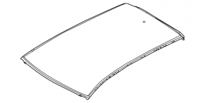 Mazda CX-50 2023-2024 metal roof without panoramic windows and roof rails