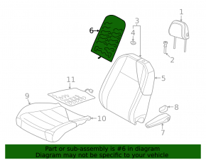 Heated driver's backrest Volkswagen ID.4 21-22