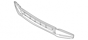 Lower grille of the front bumper Volvo XC90 25-26 for type 2