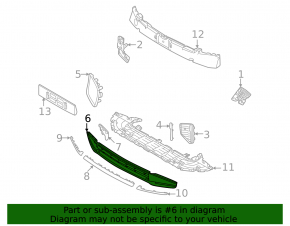 Lower grille of the front bumper Volvo XC90 25-26 for type 2