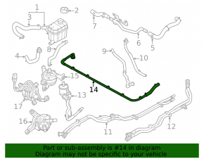 Kia Niro 23-26 PHEV High Voltage Coolant System Hose