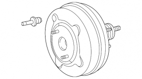 Lexus GS300 06-06 Vacuum Booster