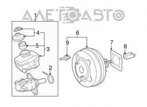 Lexus GS300 06-06 Vacuum Booster