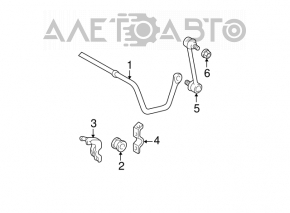 Rear stabilizer bar for Lexus ES300 ES330