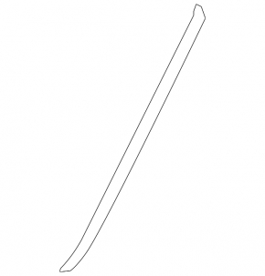 Windshield molding right BMW X5 E70 07-13