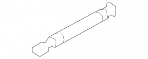Trunk floor shock absorber BMW X5 E70 07-13
