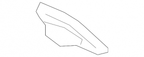 Front bumper towing hook plug, right, Toyota RAV4 16-18 SE