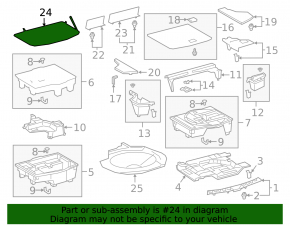 Trunk Curtain Lexus UX200 UX250h 19-