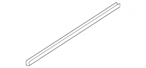 Glass seal inside front left door Hyundai Ioniq 17-22