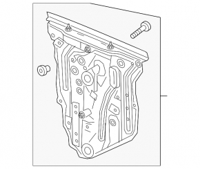 Window lifter with motor rear left Chevrolet Camaro 16-23 convertible