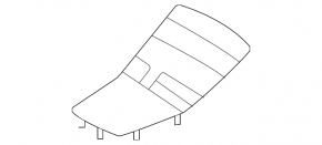 Hyundai Santa FE 21-23 center console trim