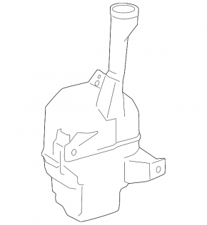 Toyota Camry V40 windshield washer reservoir without sensor