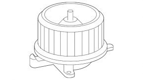 Lexus IS250 IS300 IS350 Heater Fan Motor 06-13