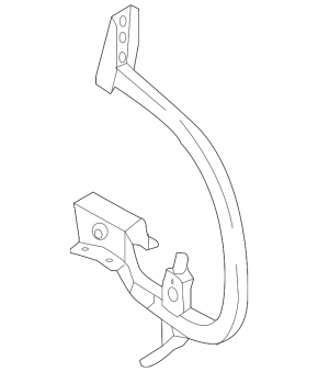 Right trunk lid hinge Audi A3 22-26