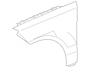 Front left wing Mercedes GLS-class X166 13-19