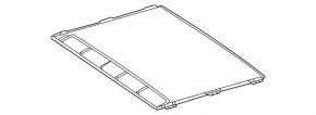 Black sunroof curtain for Mercedes W167 GLE 350 450 20-24
