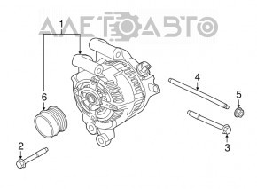 Generator Ford Escape MK3 13-19 1.5T 1.6T