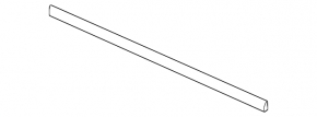 Door seal on the threshold front left Lincoln MKZ 13-20