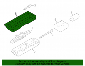 Foam plastic for Ford Ecosport 18-22 tool for compressor