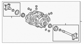 Toyota Prius 50 19-22 AWD Rear Differential