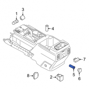 Ford Escape MK4 2020 Type-C Center Console Charging Port