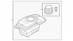 Gear Shift Washer Jaguar F-Pace X761 17-18 AJ126, 2.0t