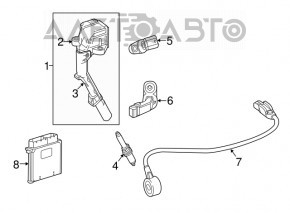 Knock Sensor Infiniti QX30 17-