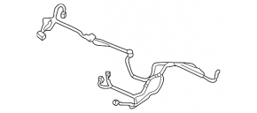 Honda Civic XI FE/FL 22-24 Front Bumper Wiring Without 4D Parking Sensors