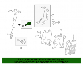 Crankshaft Position Sensor Honda CRV 17-22 2.4 K24W